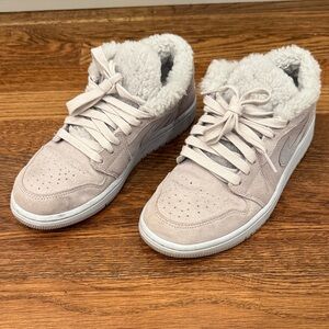 Nike Women's Plush Lined Sneakers - Light Beige
